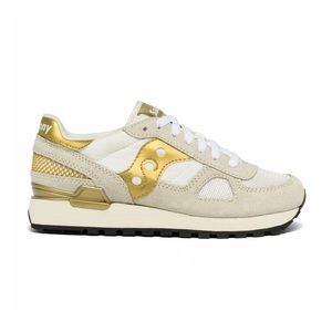 NWOT Saucony Originals Shadow Original Shoes Beige Gold Women